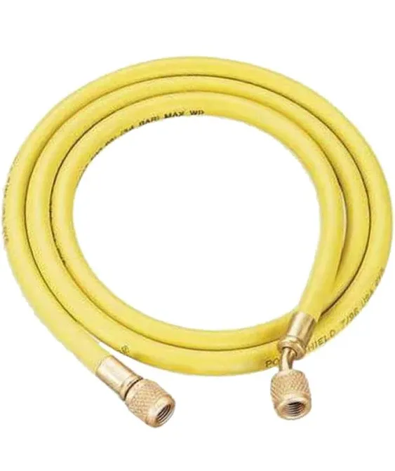 YELLOW JACKET Charging/Vacuum Hose: Charging/Vacuum Hose, 1/4 in Female, 0° Angle, 1 Hoses, 60 in Lg