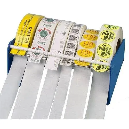 Tach-It PDL2 Mechanical Tabletop Label Dispenser with 3" Maximum Liner Width