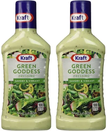 Kraft Green Goddess Dressing, 16 Fl Oz (Pack of 2)