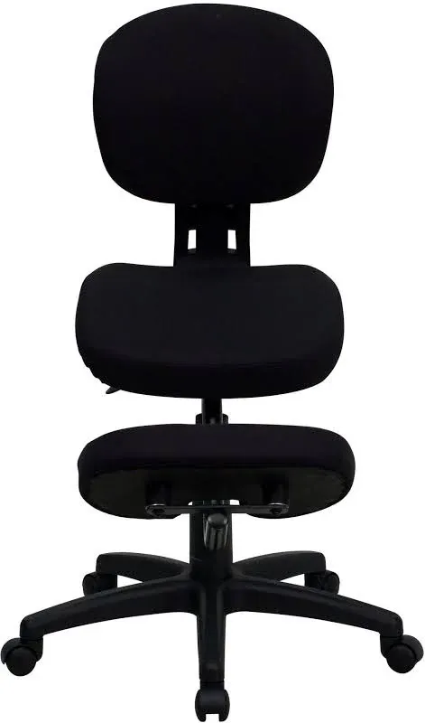 Mobile Ergonomic Kneeling Posture Task Office Chair with Back