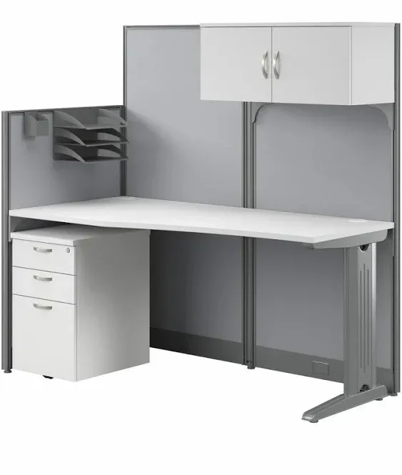 Bush Business Furniture Office in An Hour 65W x 33D Cubicle Workstation with ...