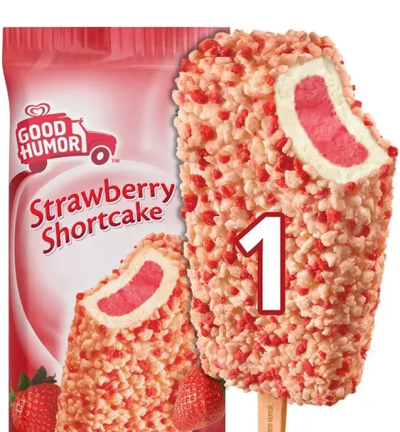 Good Humor Single Bar Strawberry Shortcake 4 oz