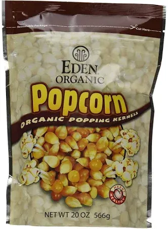 Eden Foods, Popcorn, Organic Popping Kernels, 20 oz (566 g)