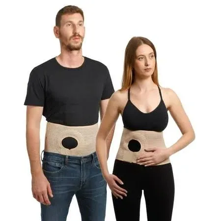 URIEL Abdominal Colostomy Ostomy Hernia Supplies Stealth Support Belt Bag for Men Women, Comfortable for Post Operative Care After Surgery