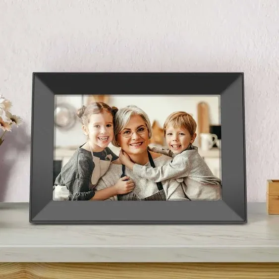 WiFi Touchscreen Digital Photo Frame with Auto Rotation and 16GB Built-in Memory - 8 inch