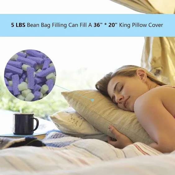 ALLC Shredded Memory Foam Bean Bag Filler