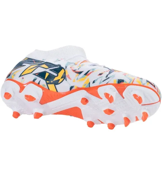 Puma Future 7 Match Creativity FG/AG Junior Soccer Cleats White/Ocean Tropic / 5