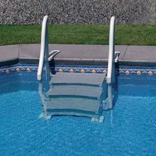 CCX-IG Curve InPool 3 Step Entry for In Ground Pools Confer Plastics