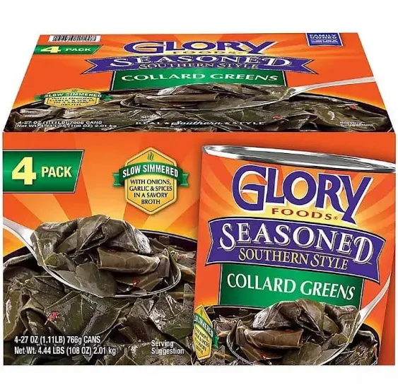 SEASONED COLLARD GREENS GLORY 4PK