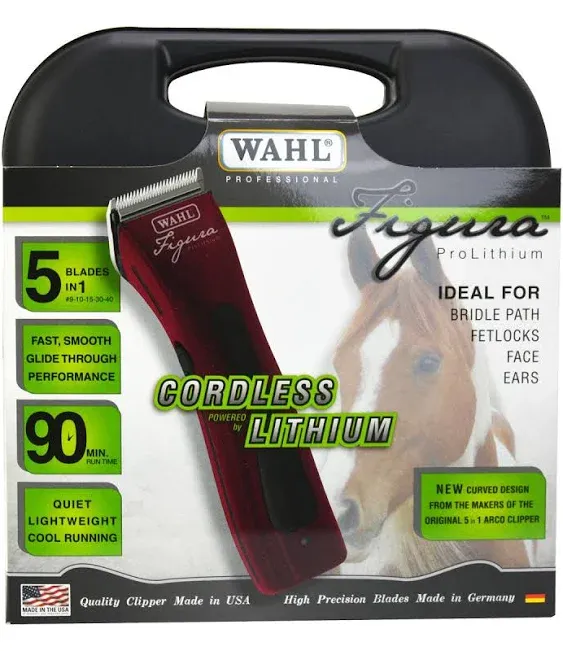 Wahl Professional Animal Figura Equine Horse Cordless Clipper Kit