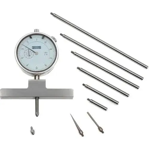 Fowler 52-125-006-1 0-22" X-Depth Dial Depth Gage