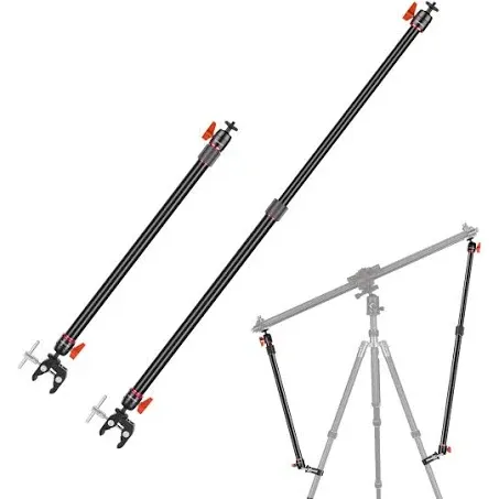 Neewer Camera Slider Support Arm Stabilizer, 2-Pack Adjustable Stability Arm