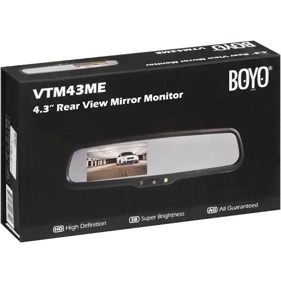 Boyo Vtm43me Rear View Mirror Monitor