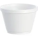 Dart Foam Containers 6oz White 50/Bag 20 Bags/Carton