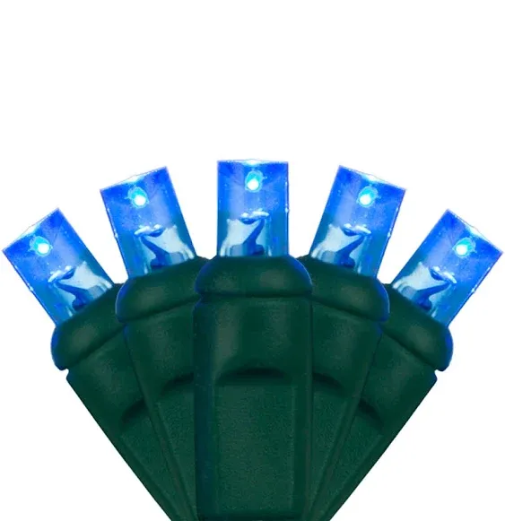 Wintergreen Lighting 24 ft. 70-Light Blue 5 mm LED Mini Light Set 20353