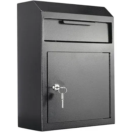 D02LH - Large Wall Mount Drop Box Depository Safe