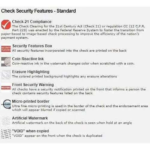 check O Matic checkOMatic computer check Paper 100 Pack Top Blank Stock checks