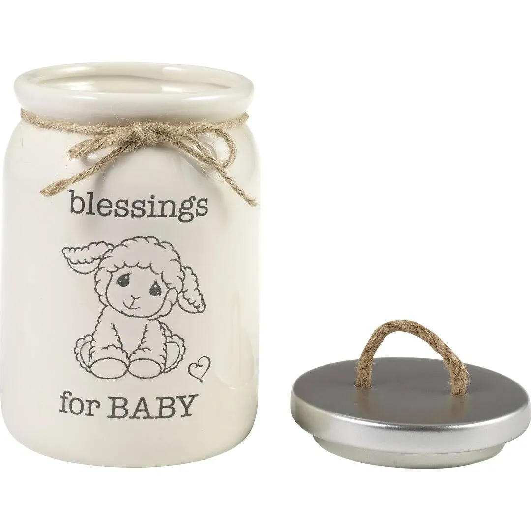 Precious Moments Blessings For Baby Prayer Jar NIB