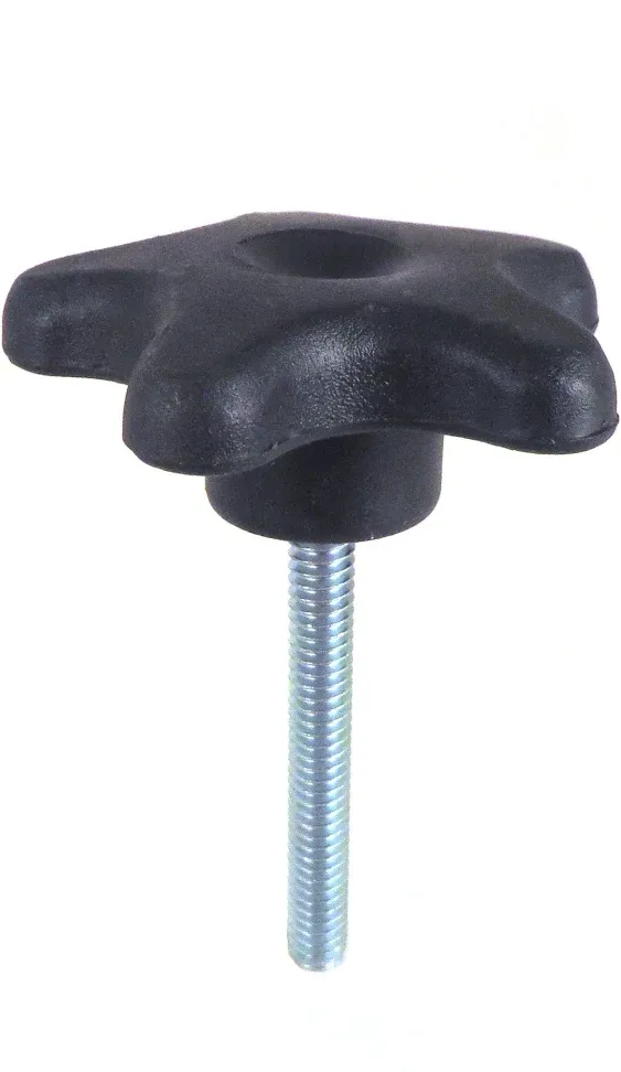 Taytools 774021 Lot 10 each 3/8 16 Male Threads Star Knobs 2 inch Diameter with 2 inch Long Threaded Post