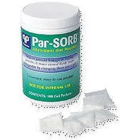 Parthenon Company Parthenon Par-Sorb Gel Packets, 100 Gel Packets