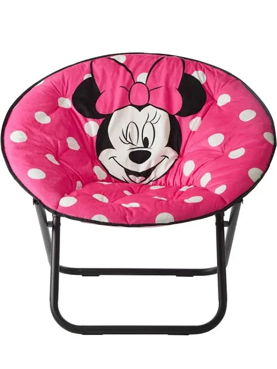 Disney Minnie Mouse 30" Oversized Collapsible Saucer Chair