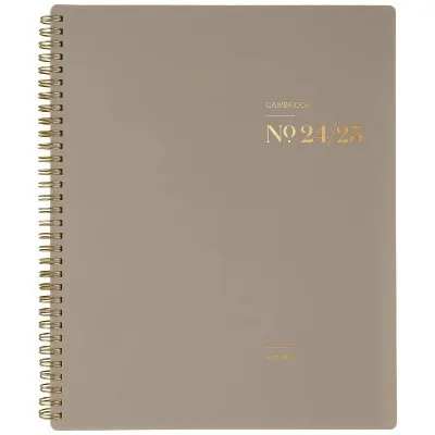 Cambridge WorkStyle Focus Academic 2024-2025 Weekly Monthly Planner, Timeless Taupe, Large, 8 1/2" x 11"