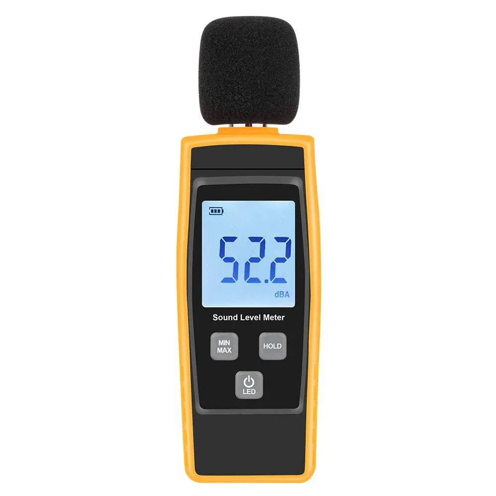 LCD Digital Sound Level Meter  Meters 30-130dBA Noise  Measuring B6O7