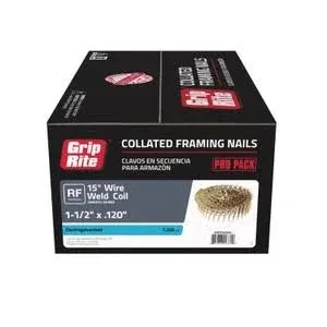 Grip-Rite GRCR2DCGAL Coil Roof Nail 7/8"7200P