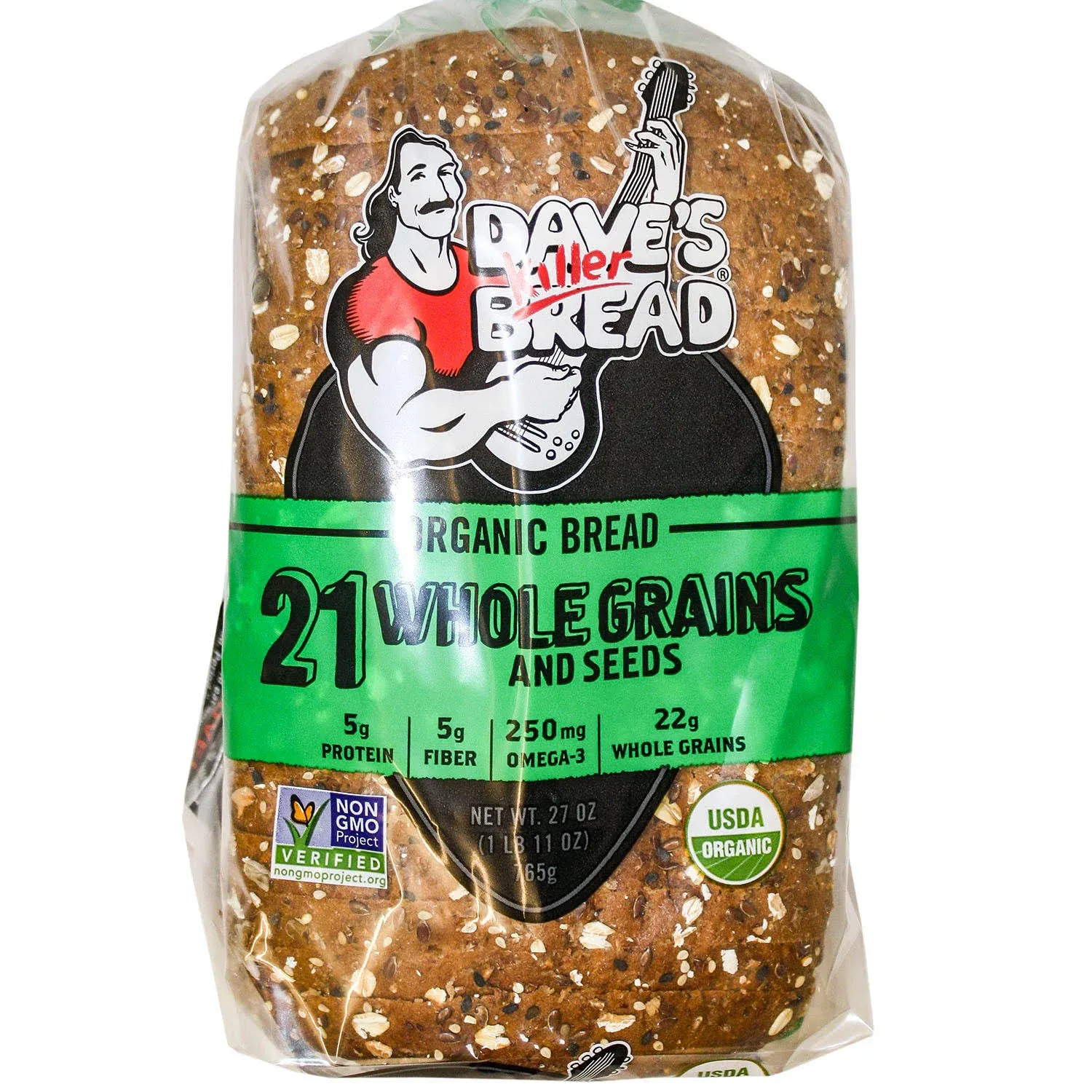 "Dave's Killer Bread Bread, Organic, 21 Whole Grains and Seeds"