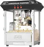 Great Northern Popcorn Black Bar Style Lincoln 8 Ounce Antique Popcorn... 