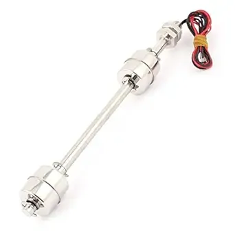 200mm Stainless Steel Two Channel Water Level Sensor Vertical Float Ball Switch