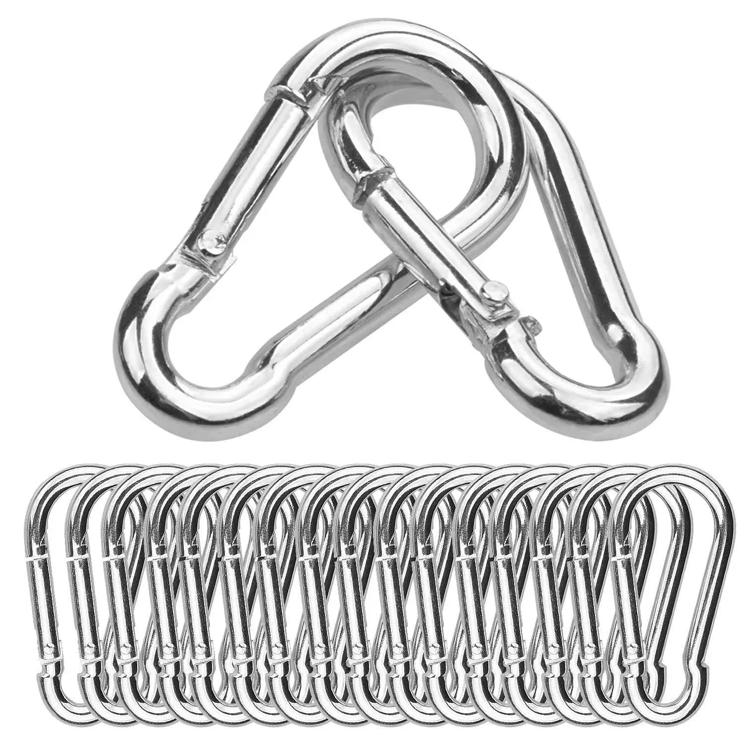 AKOLAFE 60 Pack Spring Snap Hook