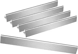 Avenger 7536 Universal Stainless Steel Flavorizer Bars 22.6 inches, Heat Plates/Tent Shield Replacement for Weber Spirit 300 Series, E310, E320, Genesis Silver B C, Gold - Set of 5