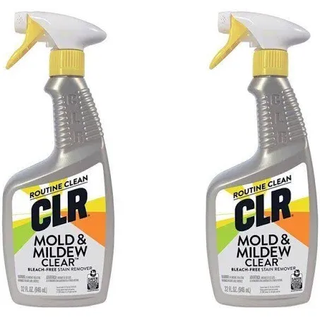 CLR PB-CMM-6 Mold and Mildew Stain Remover, 32 oz. Spray Bottle(Pack of 2)