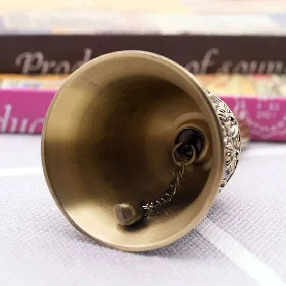 DomeStar Hand Bell Call Bell Brass Wedding Bells Christmas Bells