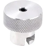 Knob for Bottle Jack Valve Release Screw On Harbor Freight Hydraulic Press Made of 6061 Aluminum (3/8")