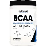 Nutricost BCAA Powder 60 Servings / Unflavored