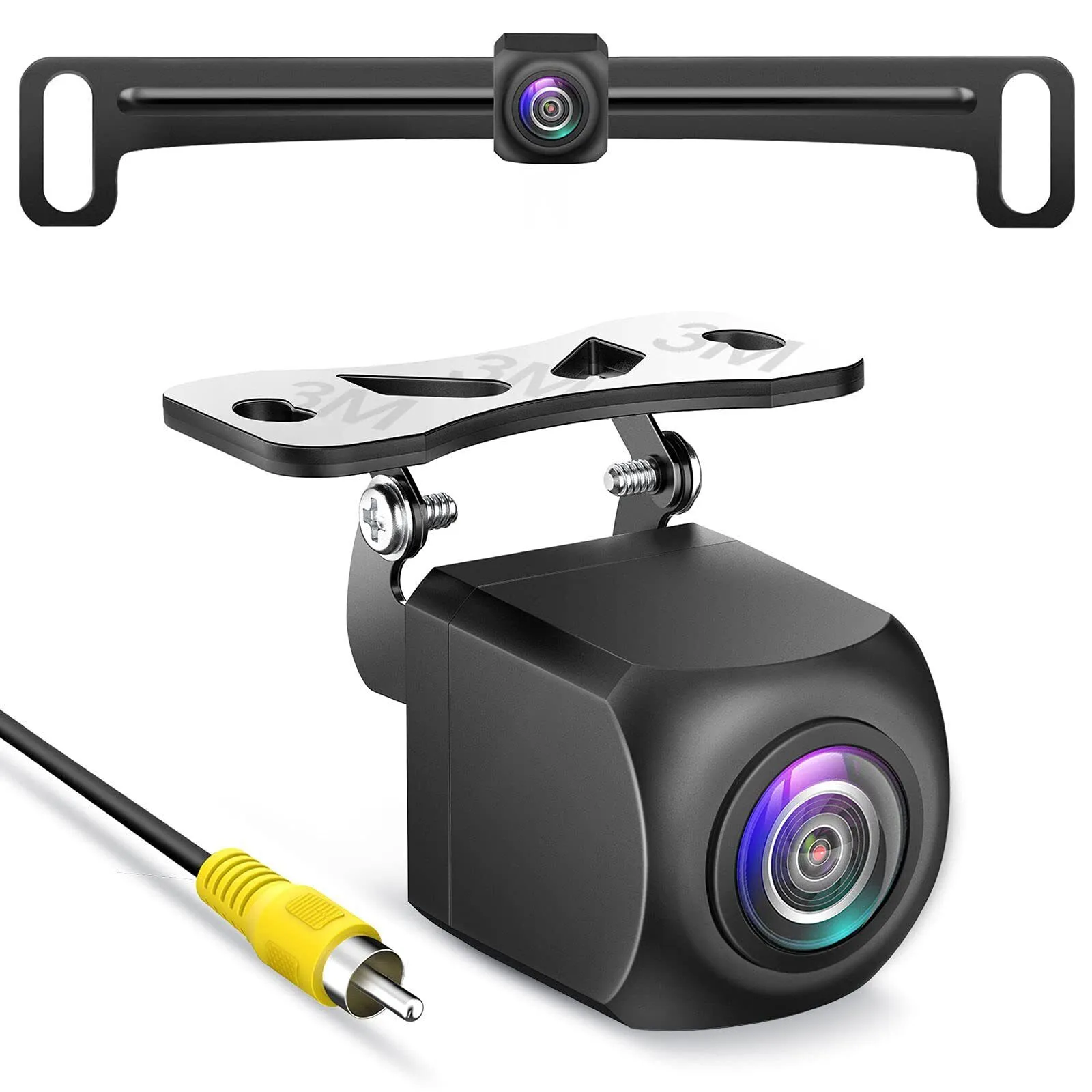 HD Backup Camera,Metal Housing 170 Degree Wide View Angle License Plate Rear ...