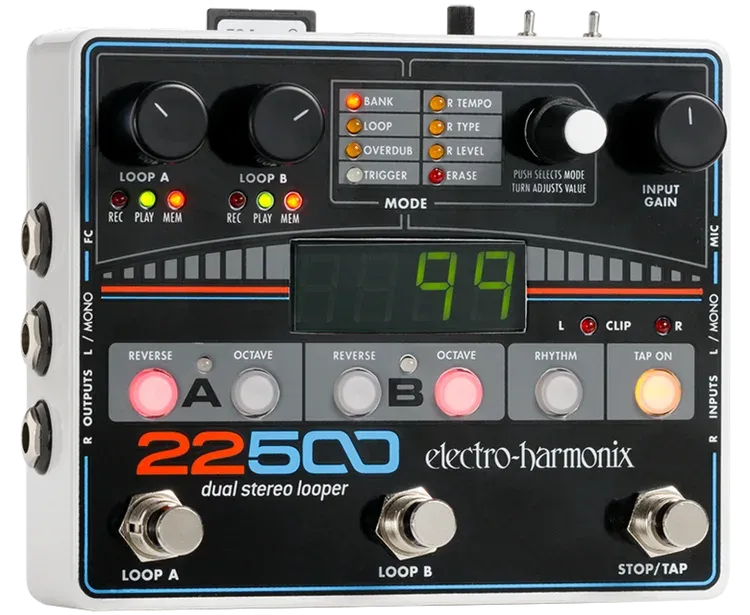 Electro-Harmonix 22500 Dual Stereo Looper Pedal Reviews | Sweetwater