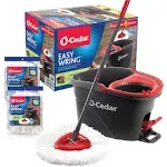 O-Cedar EasyWring Microfiber Spin Mop &amp; Bucket Floor Cleaning System + 2 Extr...