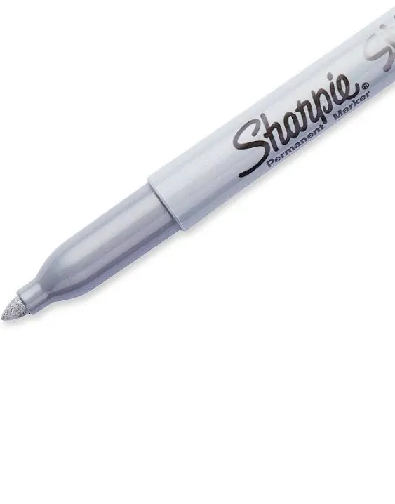 Sharpie Metallic 2-Pack Fine Point Silver Permanent Marker Lowes.com