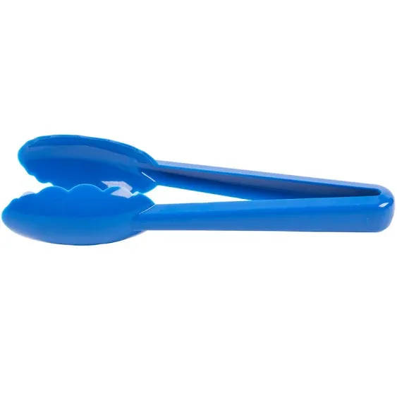 Mercer Culinary Hell's Tools Hi-Heat Utility Tongs, 9.5 Inch, Blue