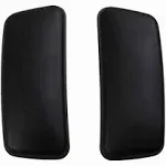 M-one New Arm Pads Caps Replacement for Haworth Zody Office Chair 1 Pair Black/Gray (Black)