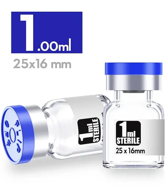 Sterile Empty Vials with Self Healing Injection Port