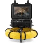 VEVOR Sewer Camera Pipe Inspection Camera 9-Inch 720p Screen Pipe Camera 393 ft