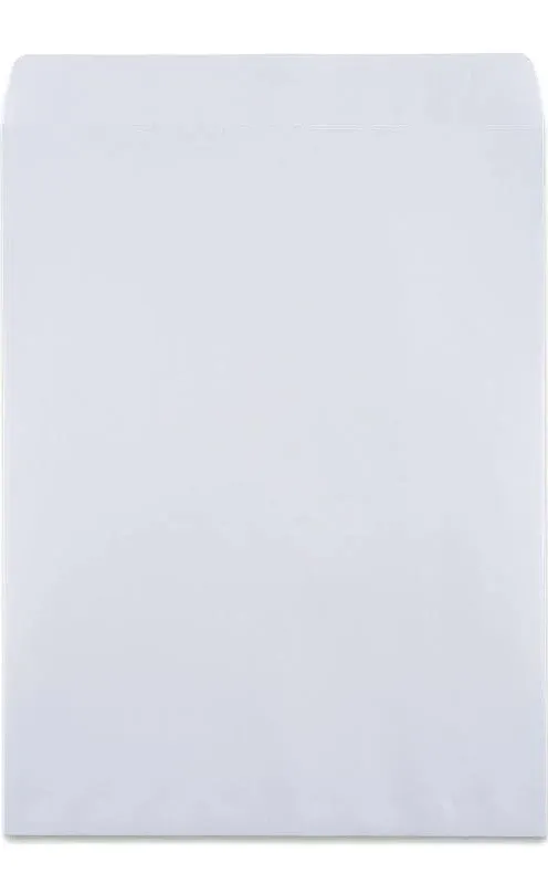 9 x 12 SELF Seal Security White Catalog Envelopes