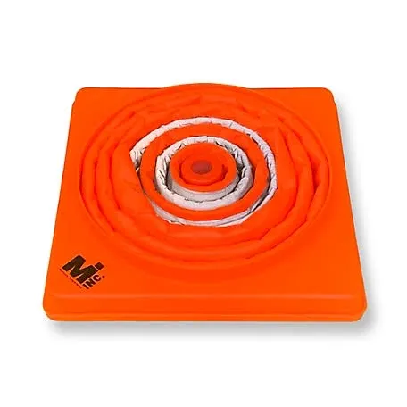 Mutual Industries Collapsible 28"H Nylon Traffic Cone, 12"W, Orange, 4.5 lbs.5/Pack (17714-5-28)