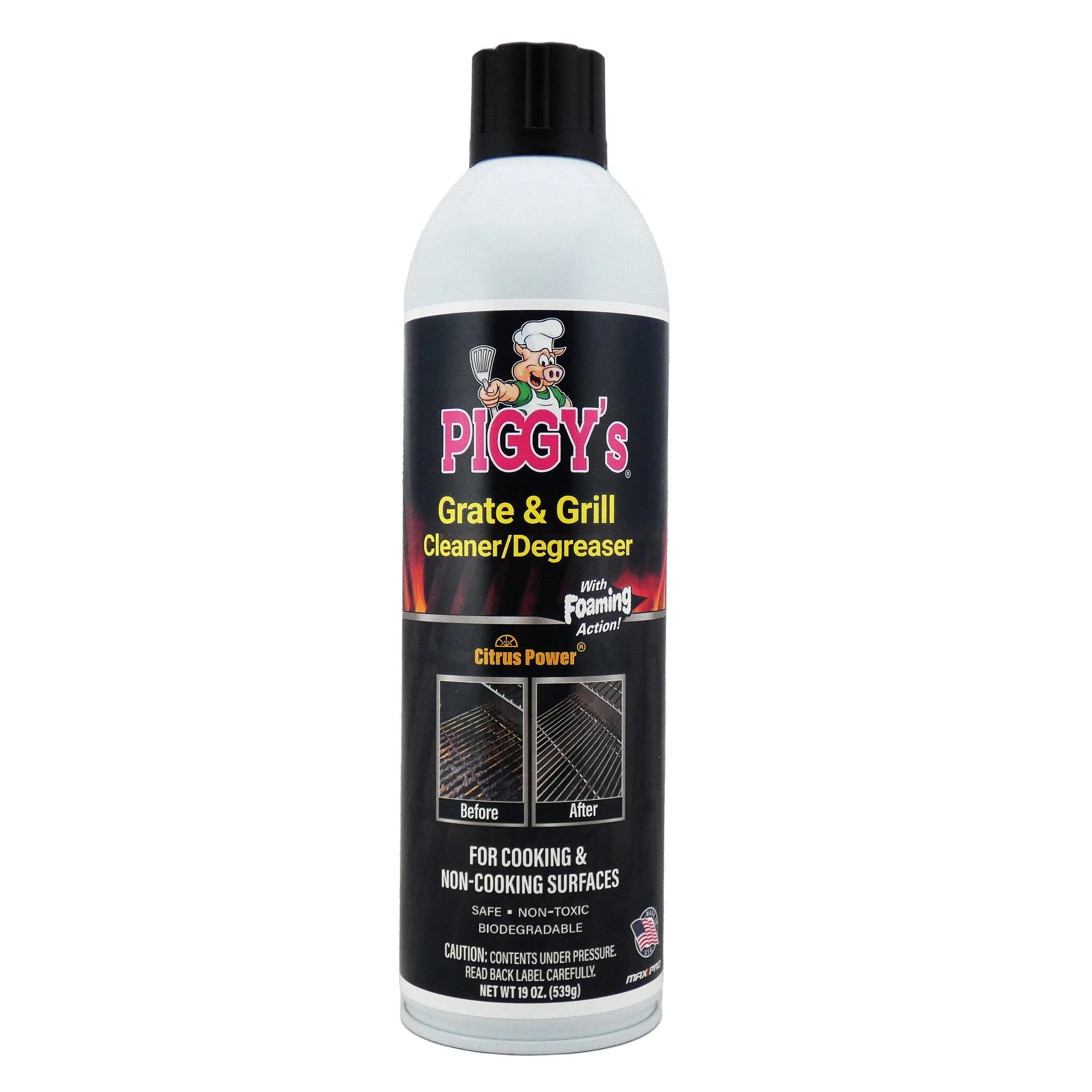 Piggy'S Pbgd-3637 BBQ Grate Grill Cleaner, 19oz