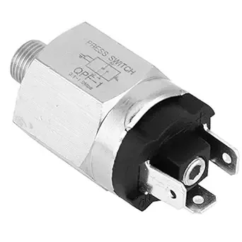 Pneumatic Adjustable Diaphragm Pressure Switch G1/8in NC/NO 0.1-1.0Mpa Switch Normally Open and Close Integrated