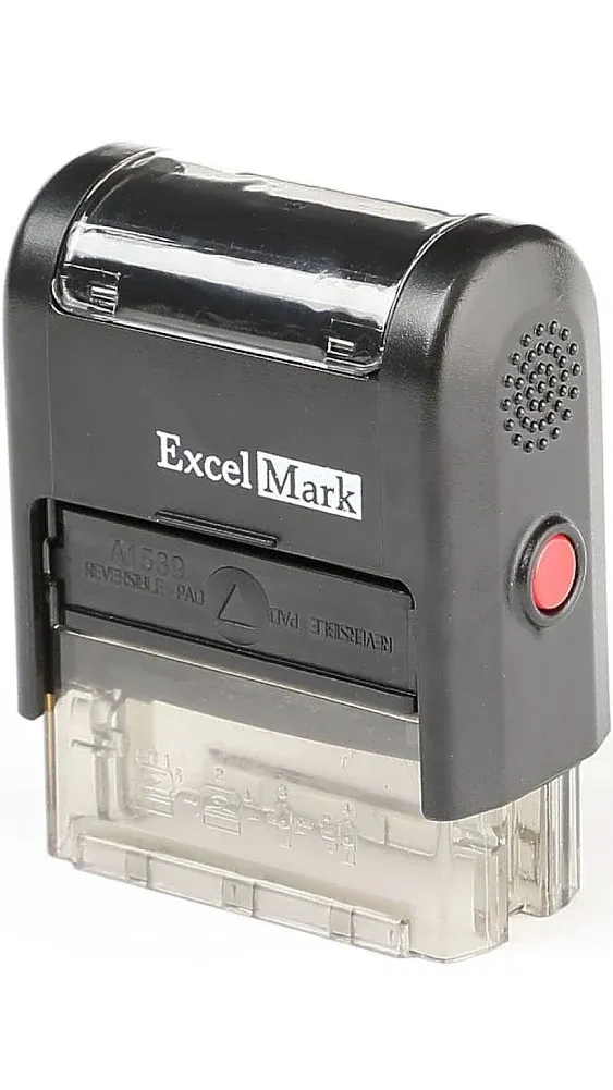 Return Service Requested Self Inking Rubber Stamp - Red Ink (ExcelMark A1539)